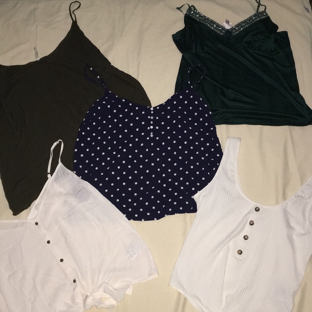 COPY - 5 Spaghetti Strap Tank Tops